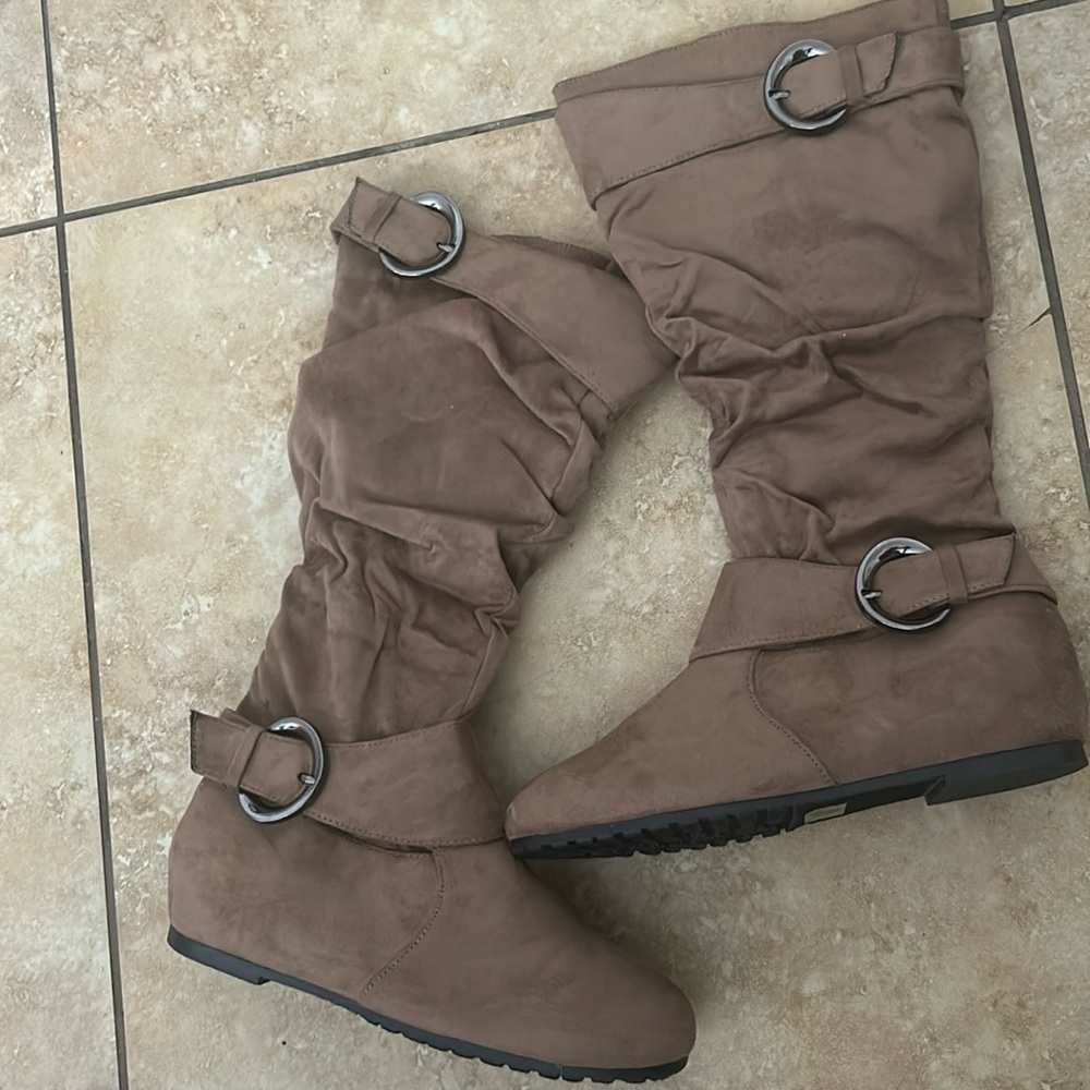 New Taupe fall boots